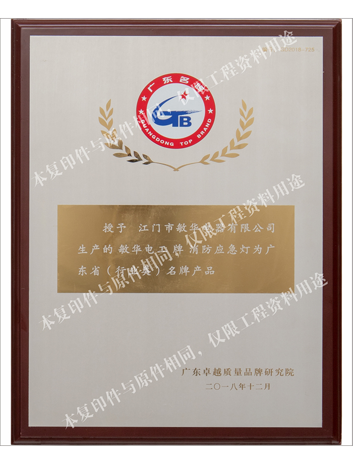 广东省名牌产品--消防应急灯