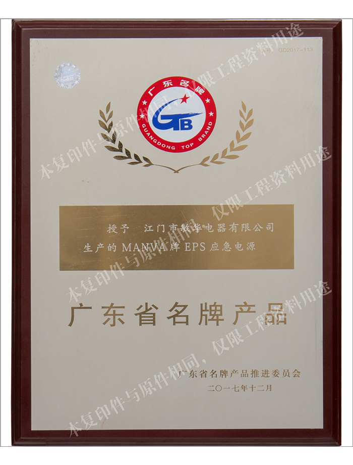 广东省名牌产品--EPS应急电源