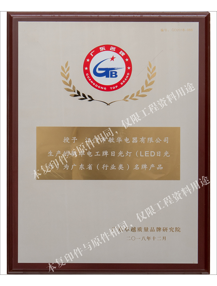 广东省名牌产品--LED日光灯