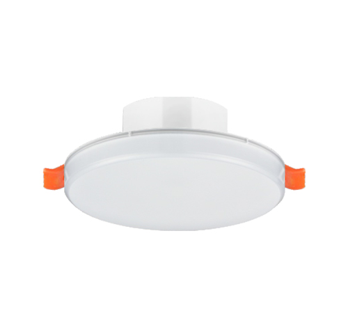 敏华磨砂罩无边框筒灯应急筒灯（微波感应）M6054(M-ZFJC-E6W6054)集电集控5寸磨砂罩筒灯/常亮