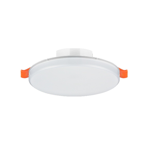 敏华磨砂罩无边框筒灯（微波感应）应急筒灯M6052(M-ZFJC-E8.1W6052)集电集控6寸磨砂罩筒灯/常亮