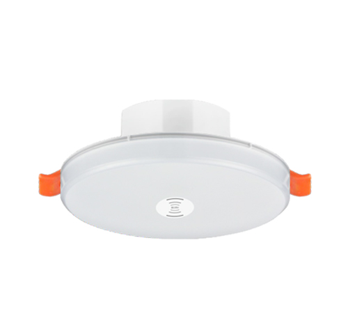 敏华磨砂罩无边框筒灯应急筒灯M6054-A(M-ZFJC-E6W6054)集电集控5寸磨砂罩筒灯/微波感应/常亮