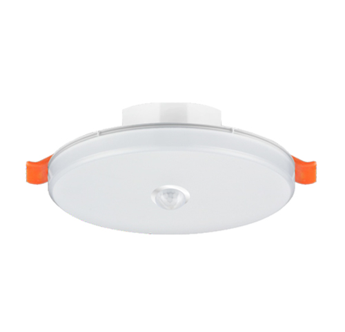 敏华磨砂罩无边框筒灯应急筒灯A型DC24V 36V M6051(M-ZFJC-E8.1W6051)集电集控6寸磨砂罩筒灯/人体感应/常亮