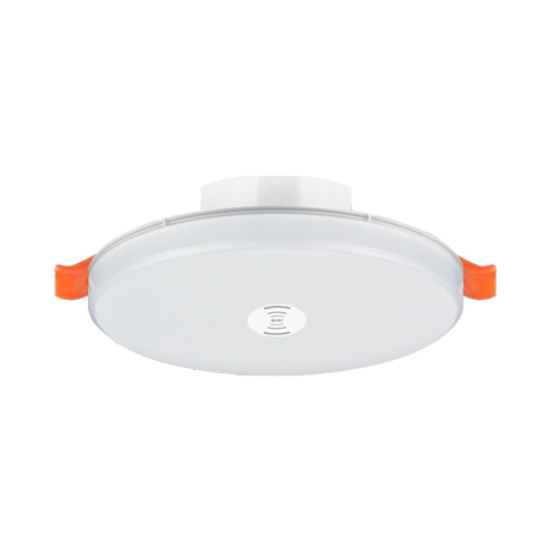 敏华磨砂罩无边框筒灯应急筒灯A型DC24V 36V M6052-A(M-ZFJC-E8.1W6052)集电集控6寸磨砂罩筒灯/微波感应/常亮