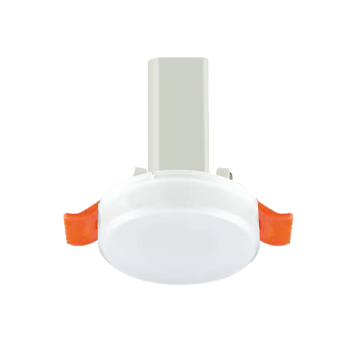 敏华2.5寸磨砂罩无边框筒灯消防应急筒灯M6526(M-ZLZC-E1.5W6526)自电集控2寸磨砂罩筒灯/常亮