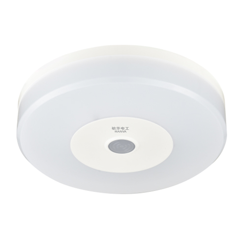 成都敏华消防应急照明安全出口自电集控180mm圆形吸顶灯M6543(M-ZFZC-E12W6543)