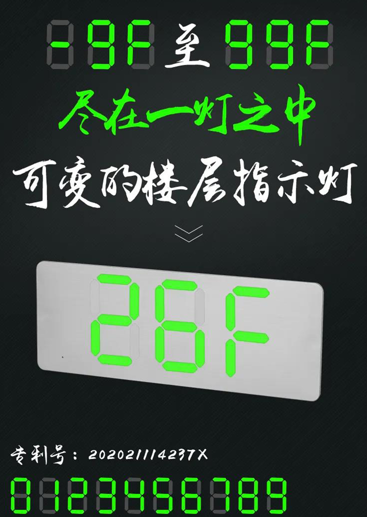 敏华可变的楼层灯专利